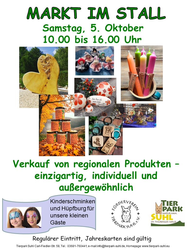 Poster Markt im Stall 2024